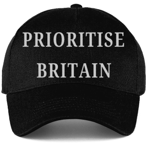 Prioritise Britain Trucker Cap - Black