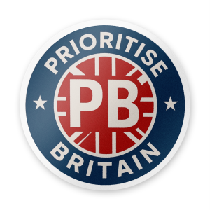 Prioritise Britain Stickers