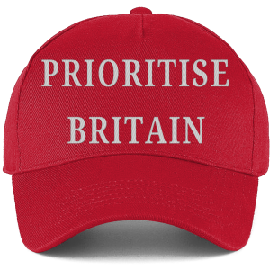 Prioritise Britain Trucker Cap - Red