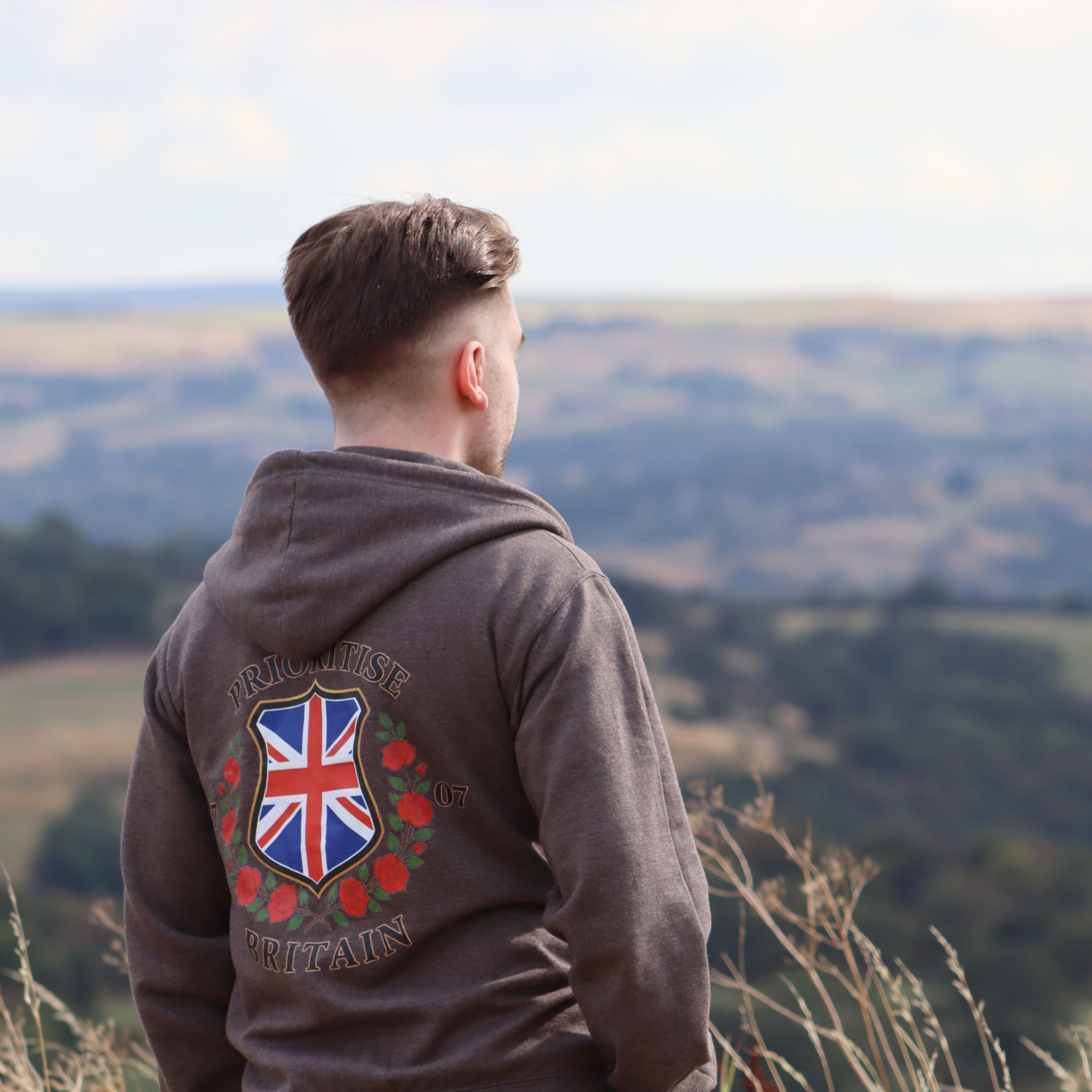 Prioritise Britain Shield Zip-Up Hoodie - Image 3