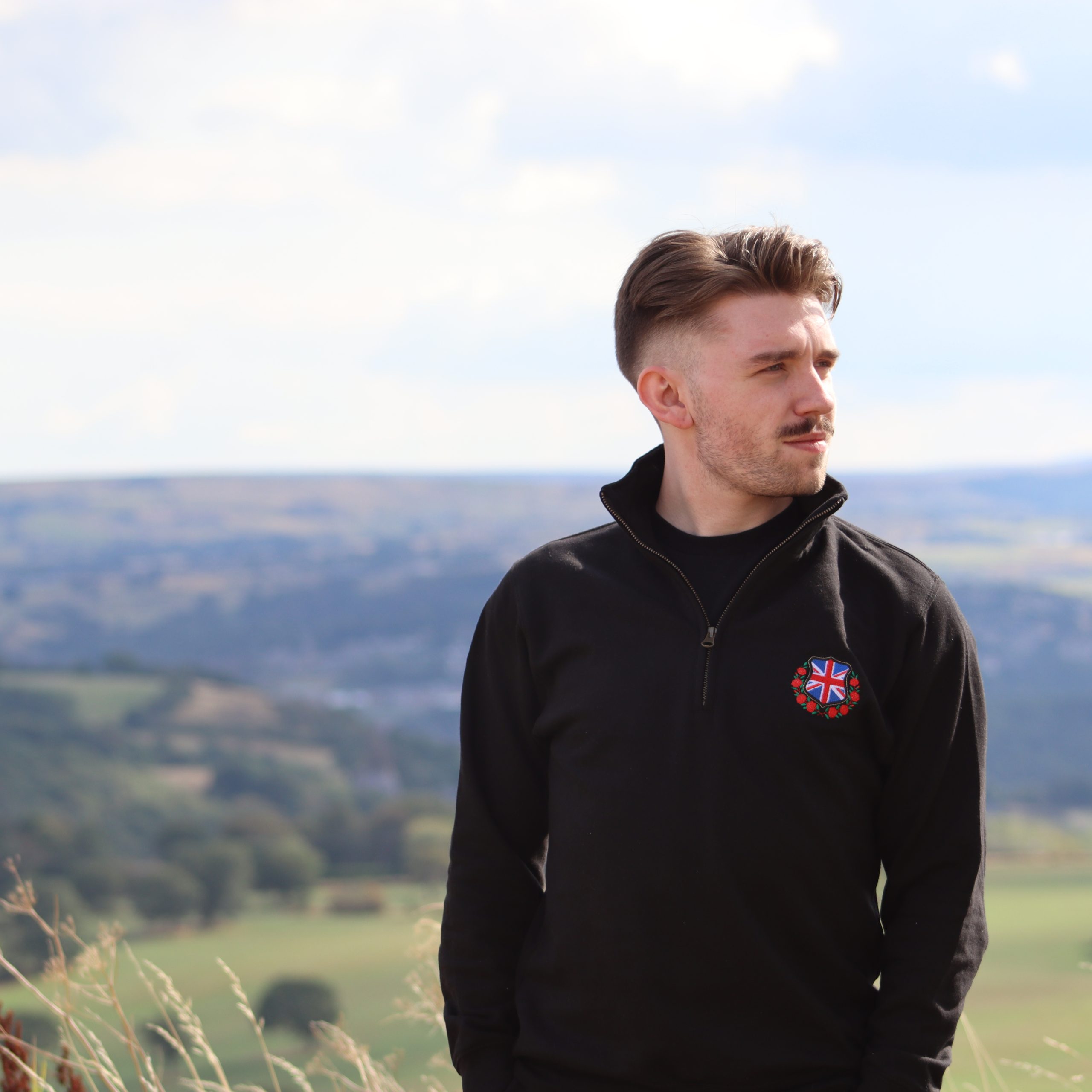 Prioritise Britain Embroidered Half-zip - Image 2