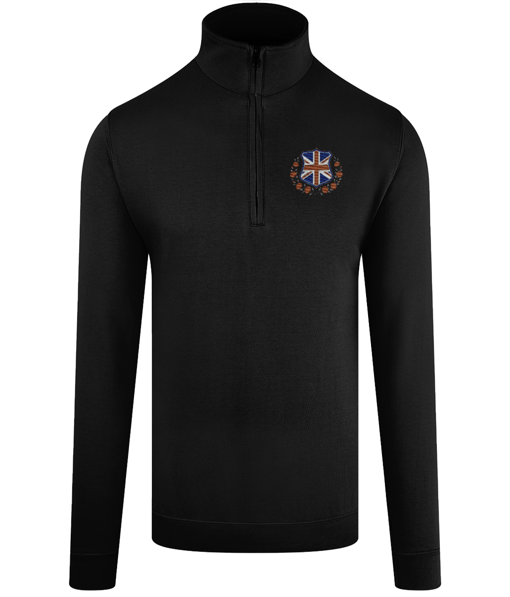 Prioritise Britain Embroidered Half-zip